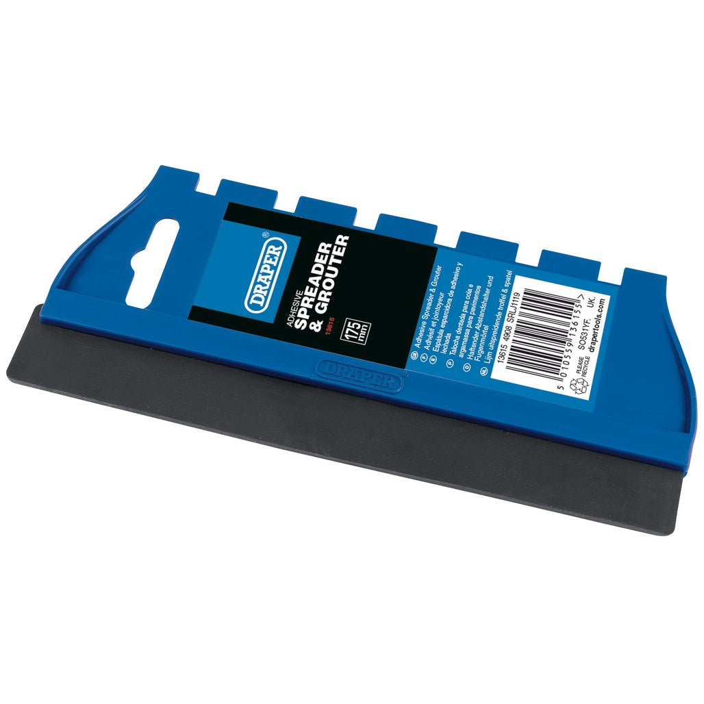 Draper Adhesive Spreader and Grouter, 175mm  13615