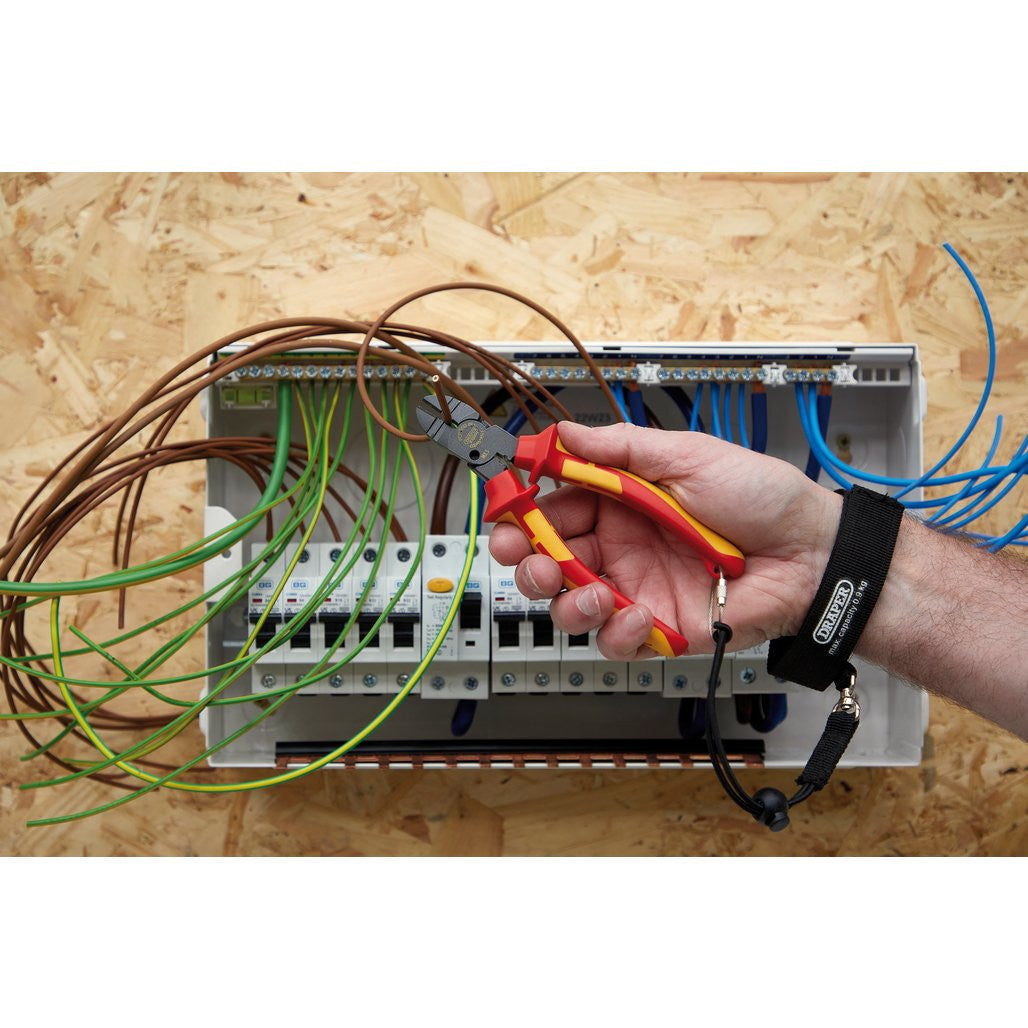 Draper XP1000® VDE Tethered 4-in-1 Combination Cutter, 160mm  13642