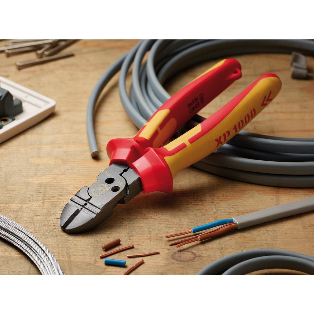 Draper XP1000® VDE Tethered 4-in-1 Combination Cutter, 180mm  13643