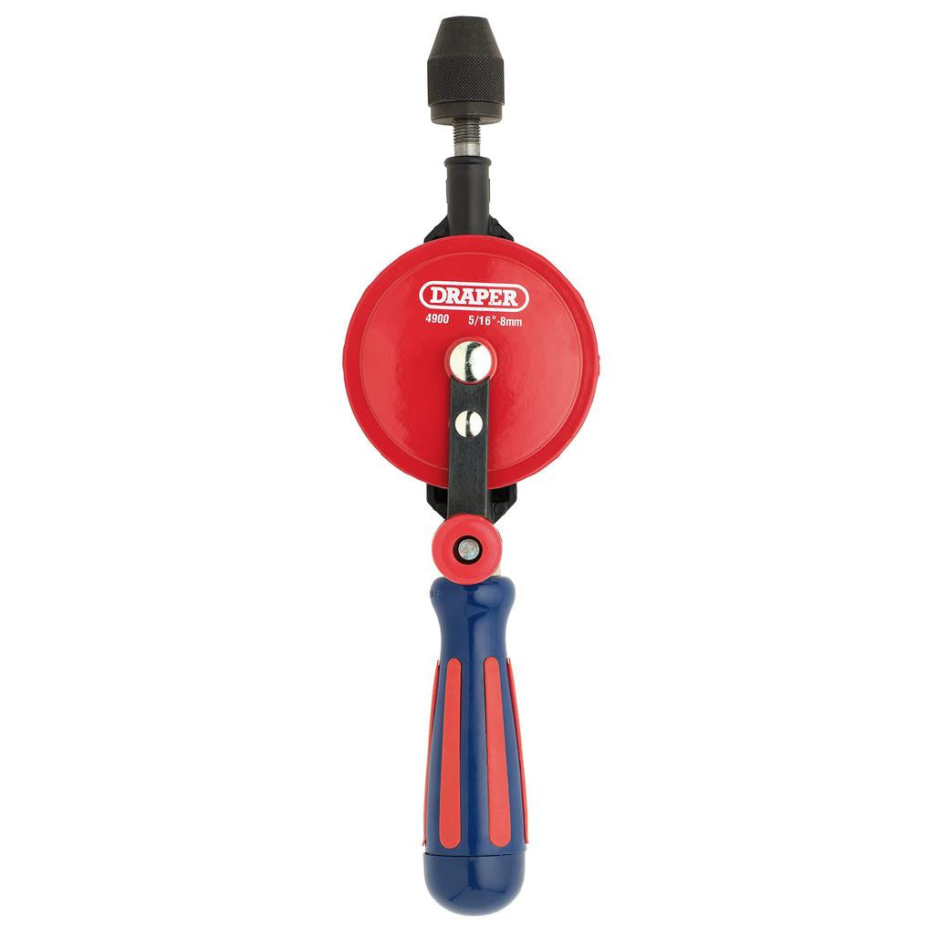 Draper Chuck Double Pinion Hand Drill, 8mm/5/16"  13838
