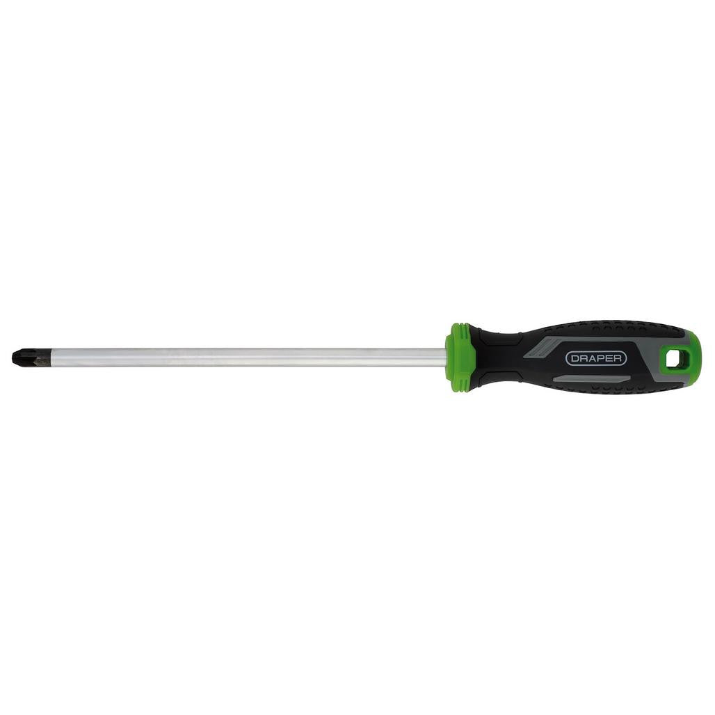 Draper Pozi Soft Grip Screwdriver, PZ4 x 200mm  13910