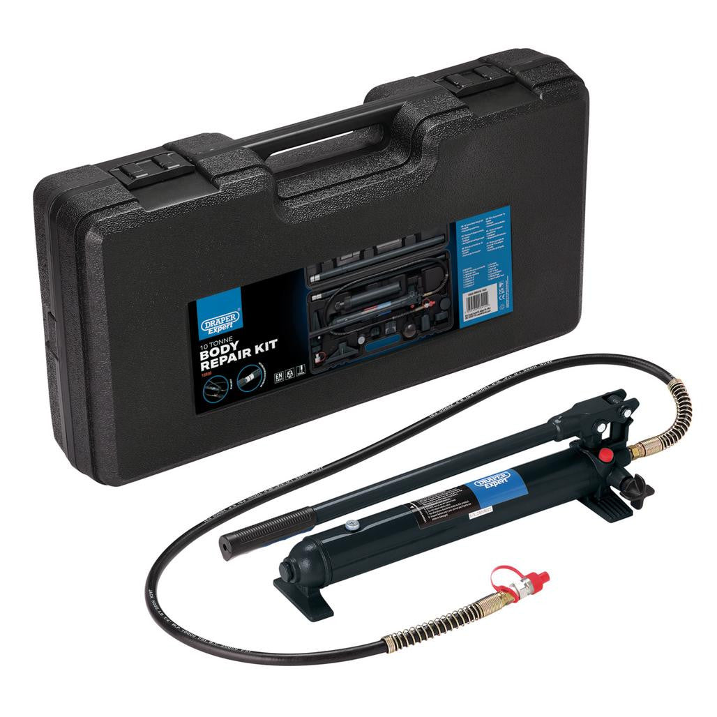 Draper Expert Hydraulic Body Repair Kit, 10 Tonne (14 Piece) 13930