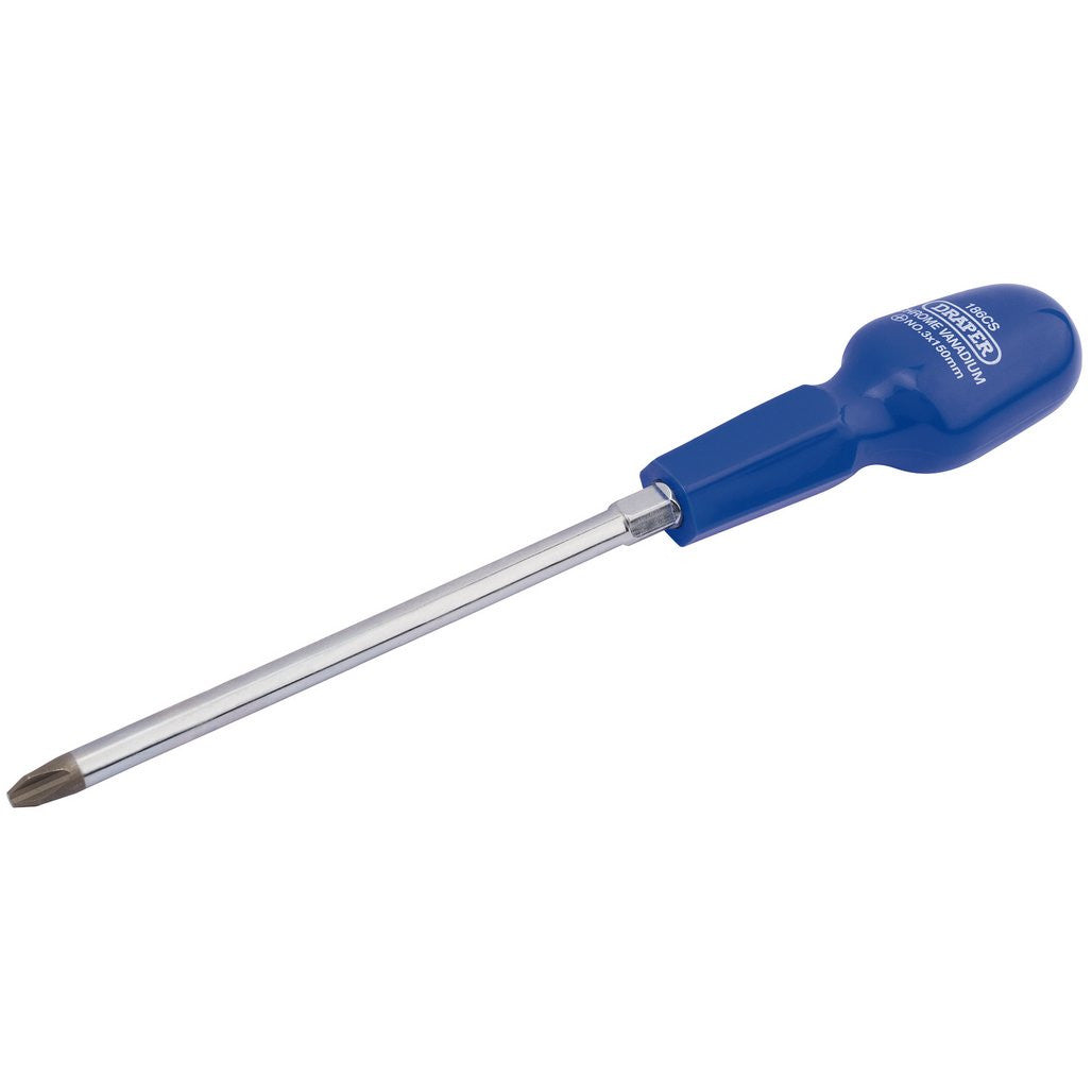 Draper Cross Slot Cabinet Pattern Screwdriver, No.3 x 150mm  14085
