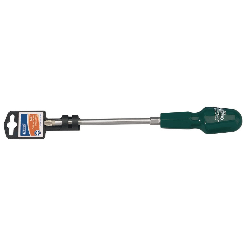 Draper PZ Type Cabinet Pattern Screwdriver, No.3 x 150mm  14088