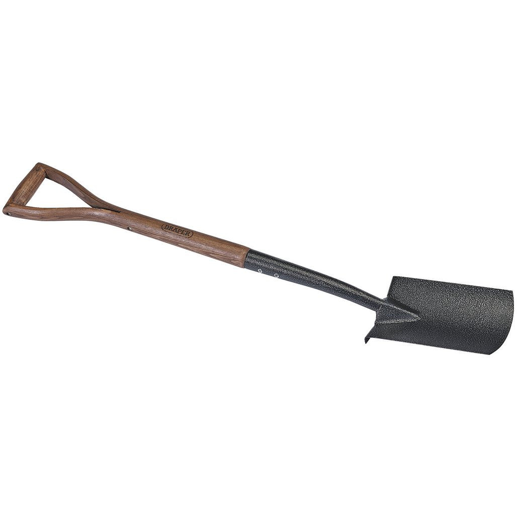 Draper Carbon Steel Border Spade with Ash Handle  14305