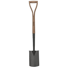 Draper Carbon Steel Border Spade with Ash Handle  14305