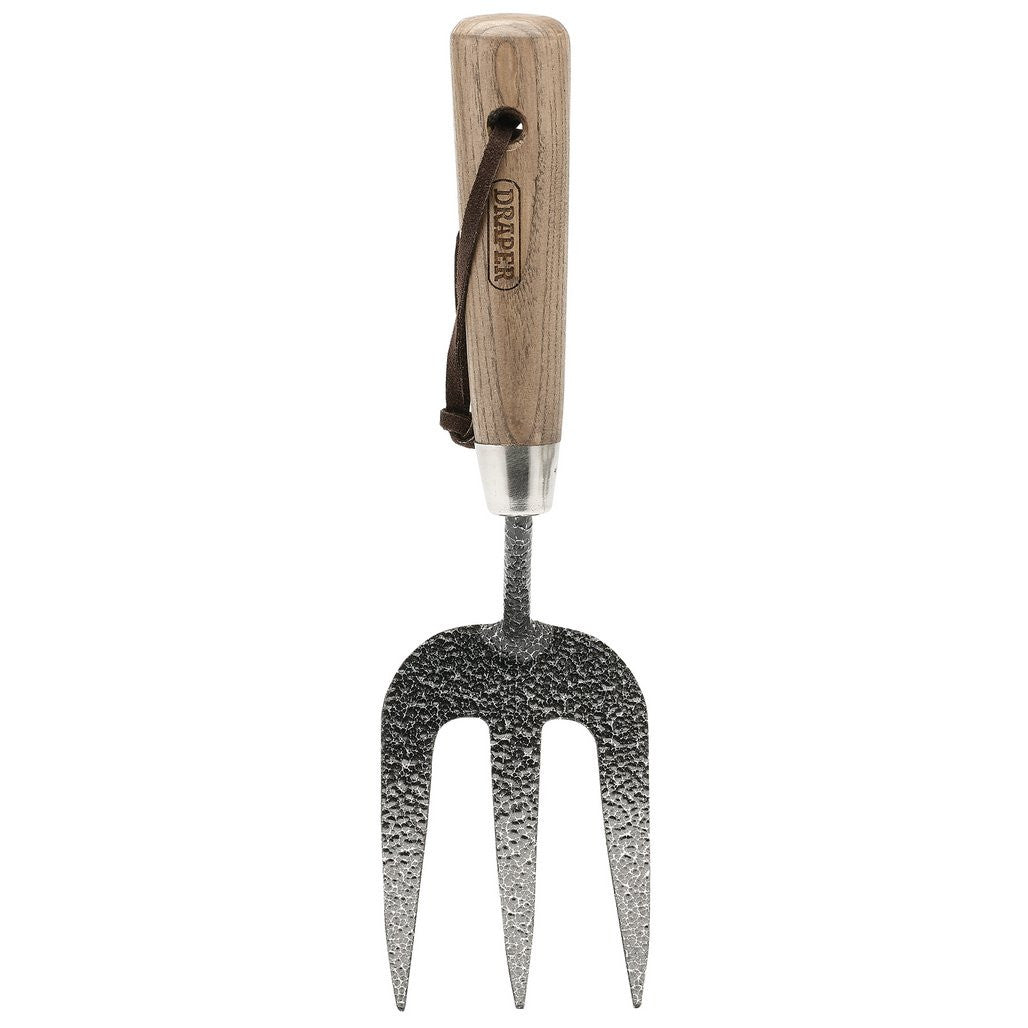 Draper Carbon Steel Heavy Duty Weeding Fork with Ash Handle  14314
