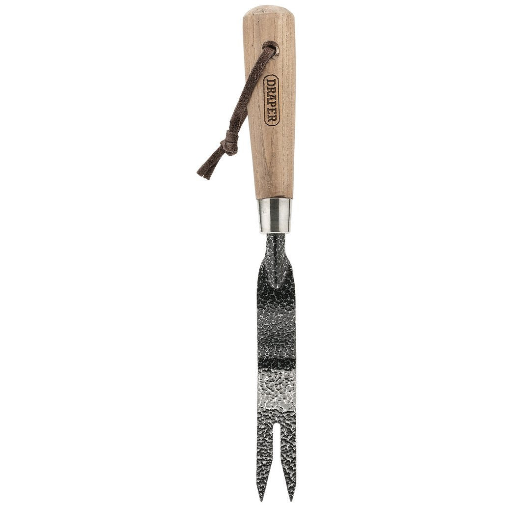 Draper Carbon Steel Heavy Duty Hand Weeder with Ash Handle, 125mm  14315