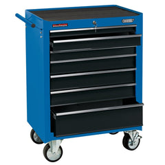 Draper Roller Tool Cabinet, 7 Drawer, 26", Blue 15040
