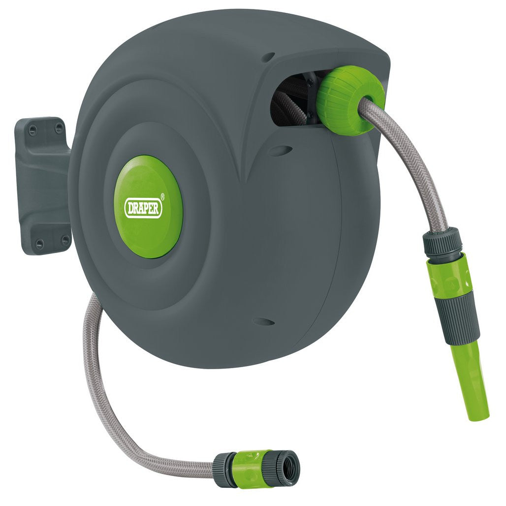 Draper Retractable Garden Hose Reel, 20m  15046