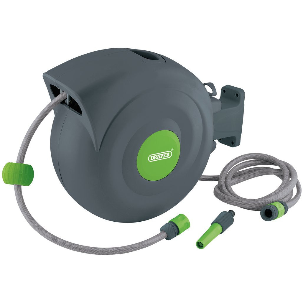 Draper Retractable Garden Hose Reel, 20m  15046