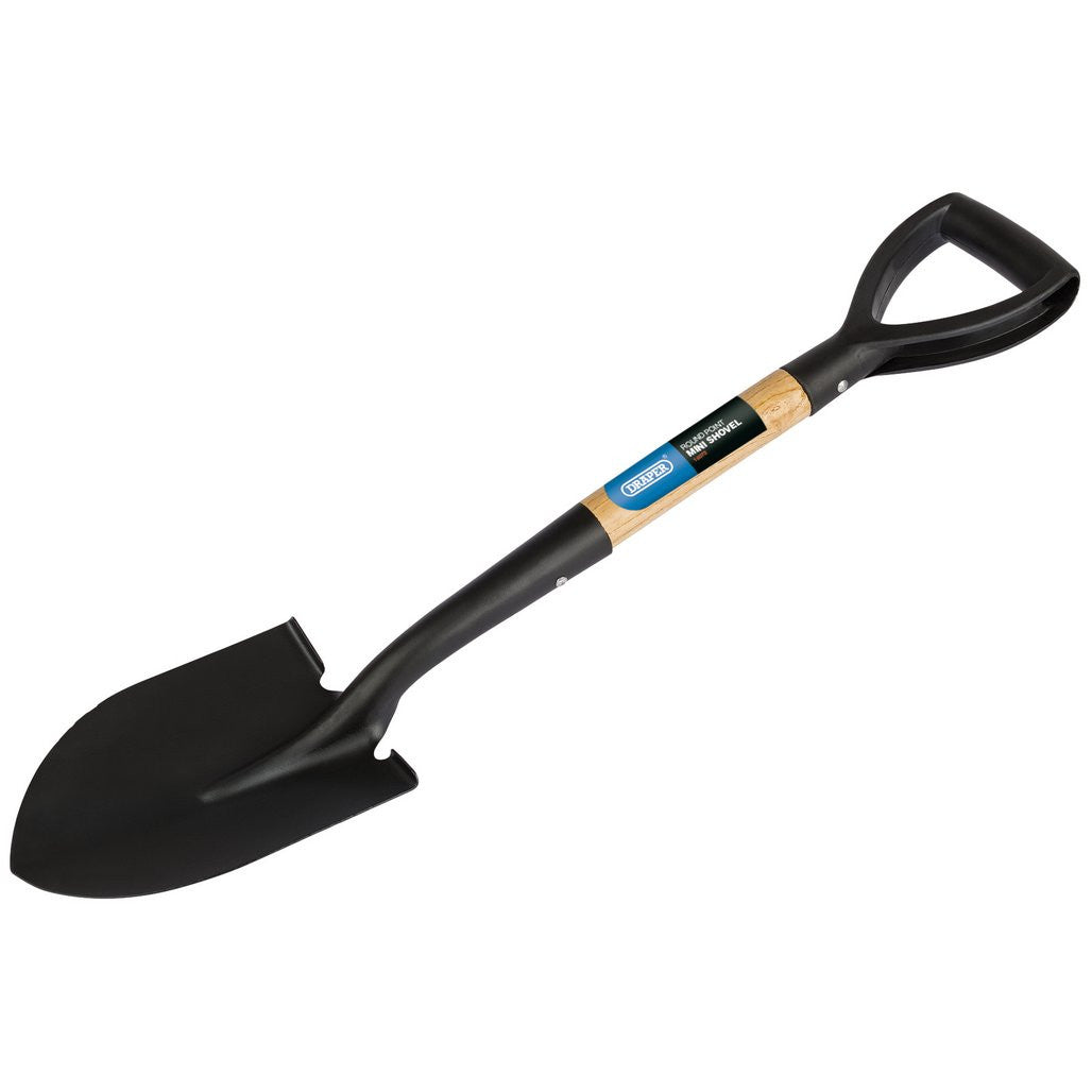 Draper Round Point Mini Shovel with Wood Shaft  15072