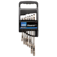 Draper Flexible Head Ratcheting Metric Combination Spanner Set (7 Piece)  15087