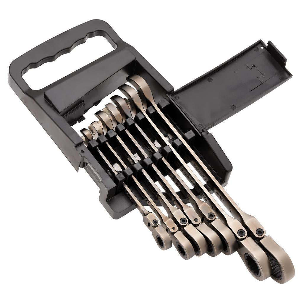Draper Flexible Head Ratcheting Metric Combination Spanner Set (7 Piece)  15087