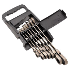 Draper Flexible Head Ratcheting Metric Combination Spanner Set (7 Piece)  15087