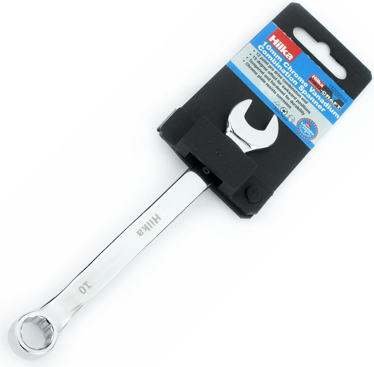 Hilka 10mm Chrome Vanadium Combination Spanner 15200010