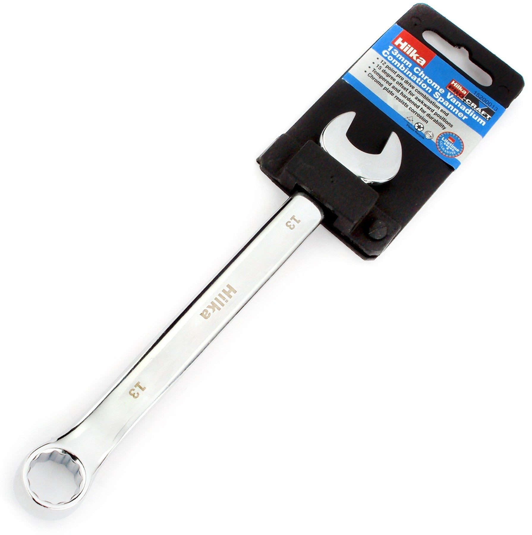 Hilka 13mm Chrome Vanadium Combination Spanner 15200013
