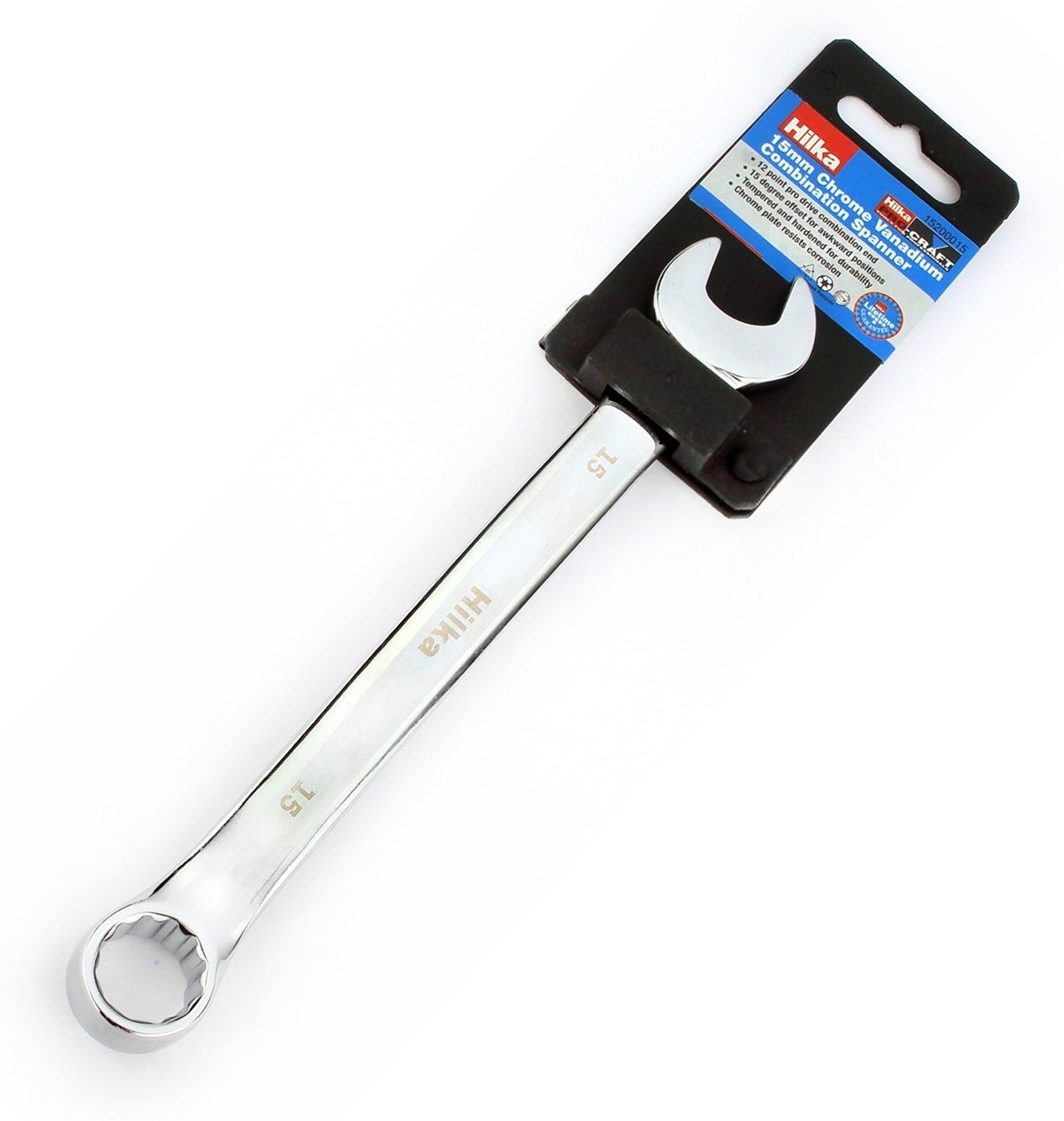 Hilka 15mm CV Combination Spanner Metric 15200015
