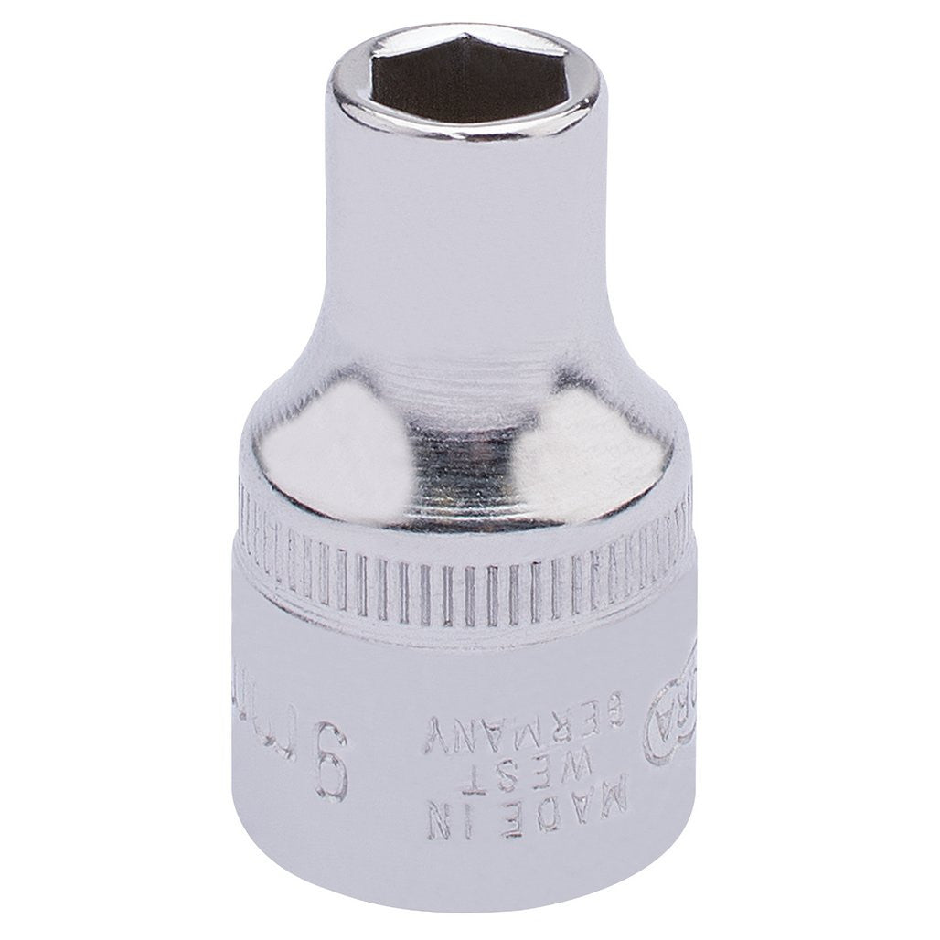 Draper Elora Hexagon Socket, 1/2" Sq. Dr., 9mm  15298