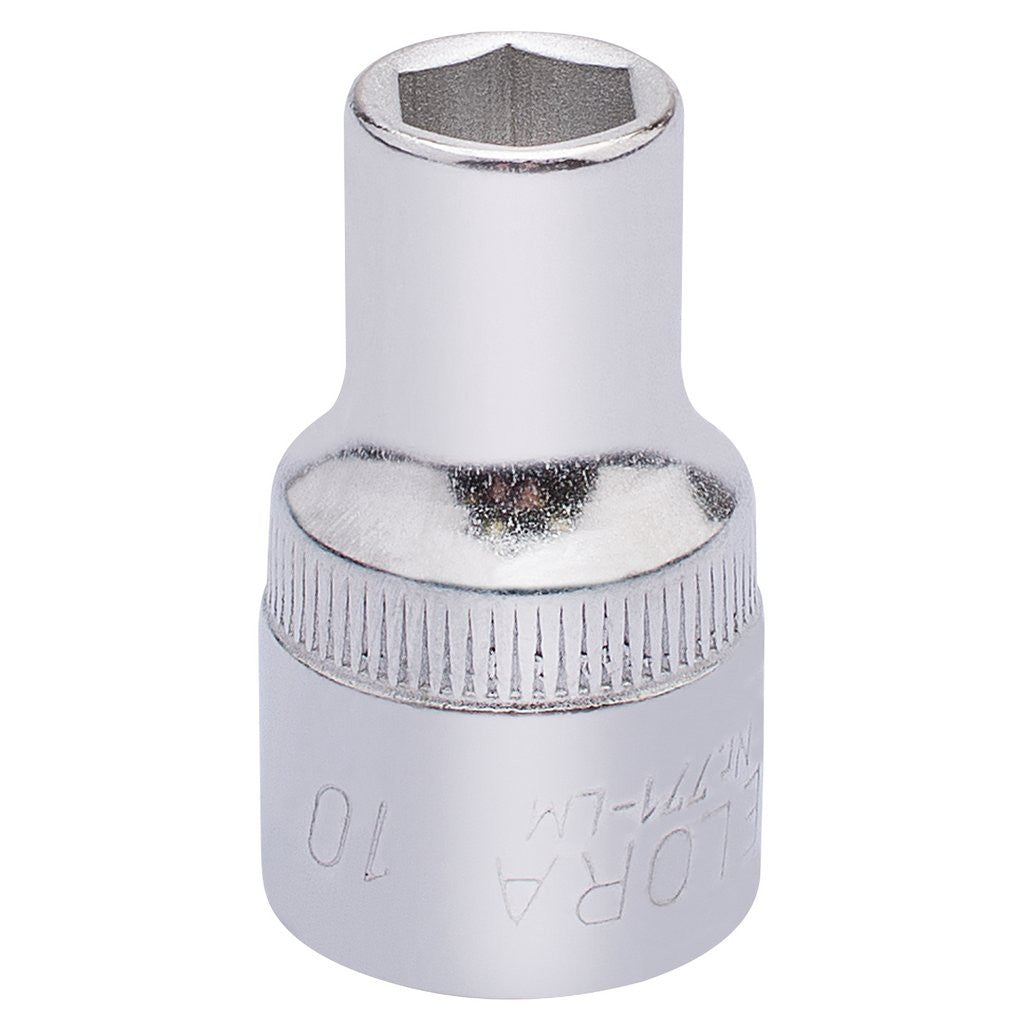 Draper Elora Hexagon Socket, 1/2" Sq. Dr., 10mm  15299