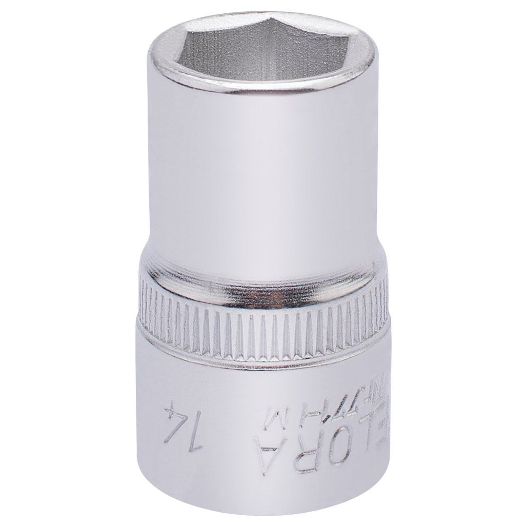 Draper Elora Hexagon Socket, 1/2" Sq. Dr., 14mm  15303