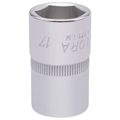 Draper Elora Hexagon Socket, 1/2" Sq. Dr., 17mm  15306