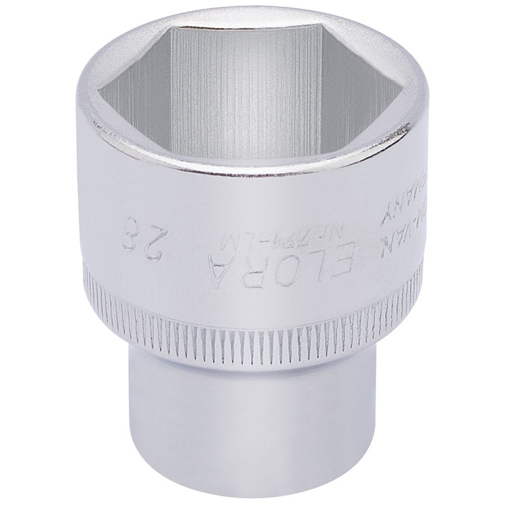 Draper Elora Hexagon Socket, 1/2" Sq. Dr., 28mm  15317