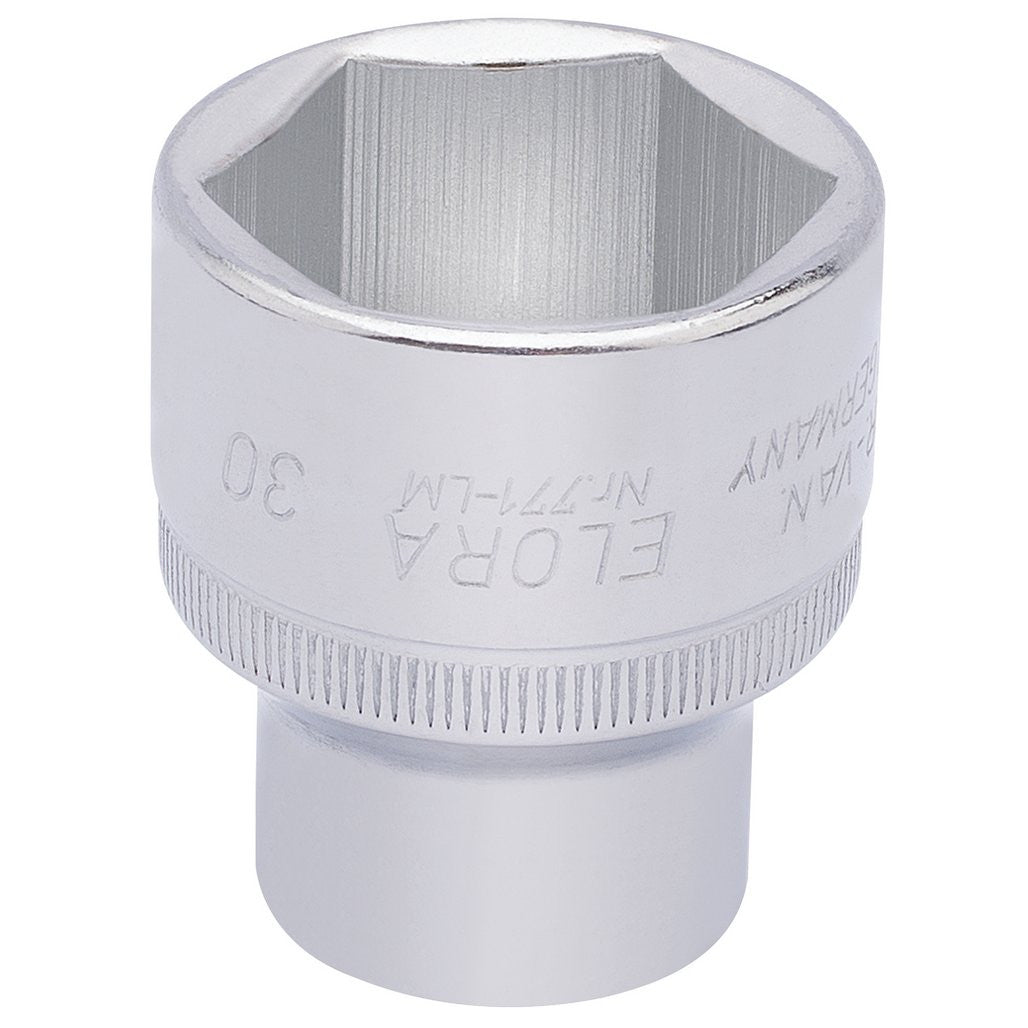 Draper Elora Hexagon Socket, 1/2" Sq. Dr., 30mm  15320