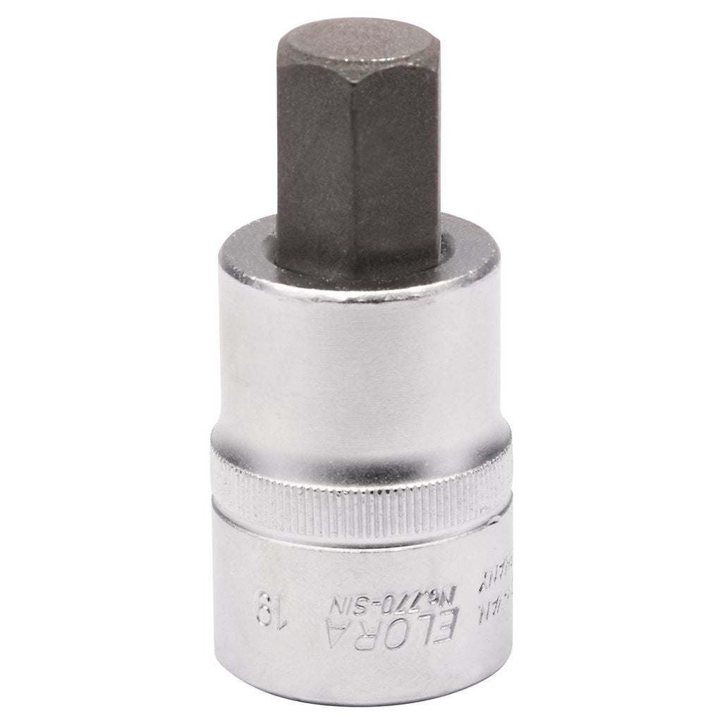 Draper Elora Hexagon Screwdriver Socket, 3/4" Sq. Dr., 19mm  15554