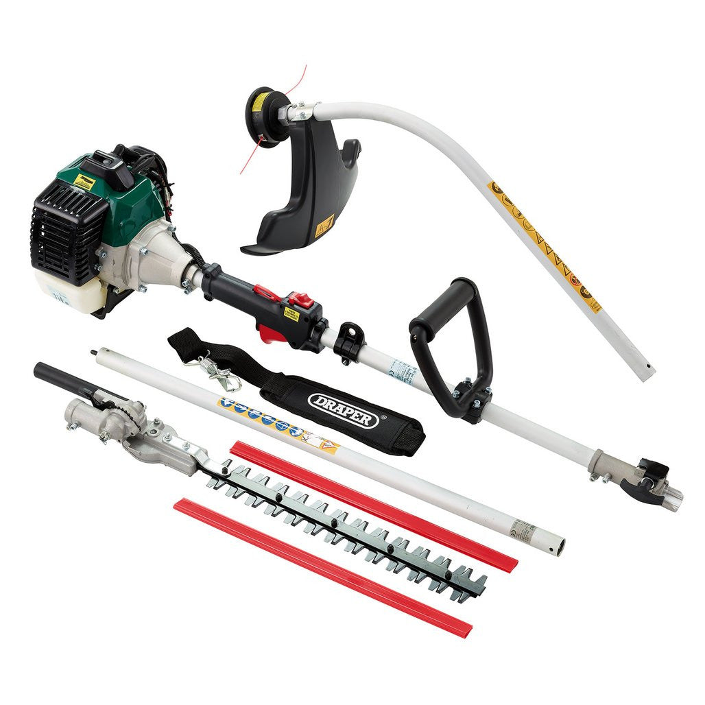 Draper 2-in-1 Petrol Grass and Hedge Trimmer, 33cc/2HP  16056