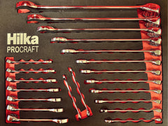 Hilka 21 pce Combination EVA Spanners Set Metric 16102102