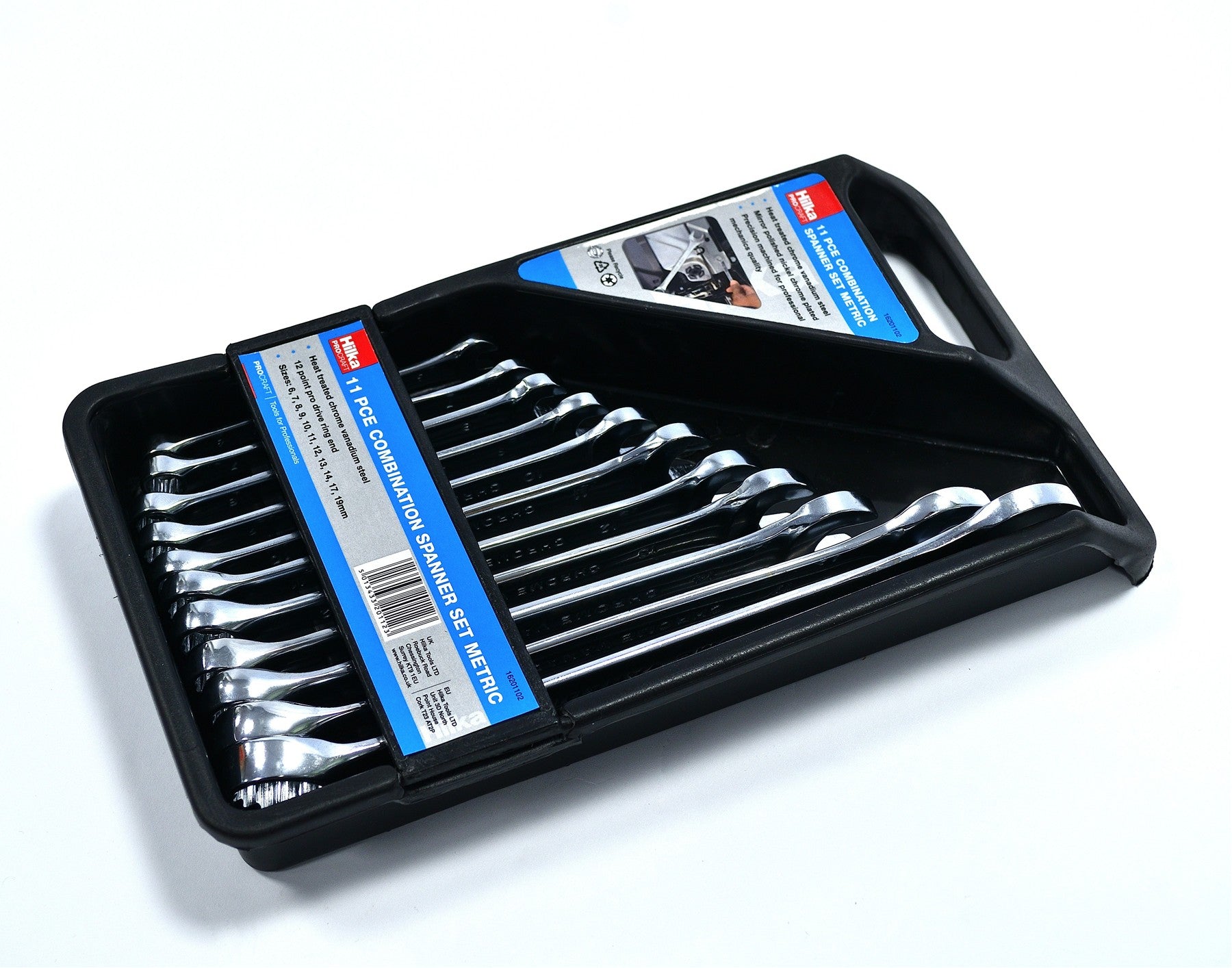 Hilka 11 pce Combination Spanner Set Metric 16201102
