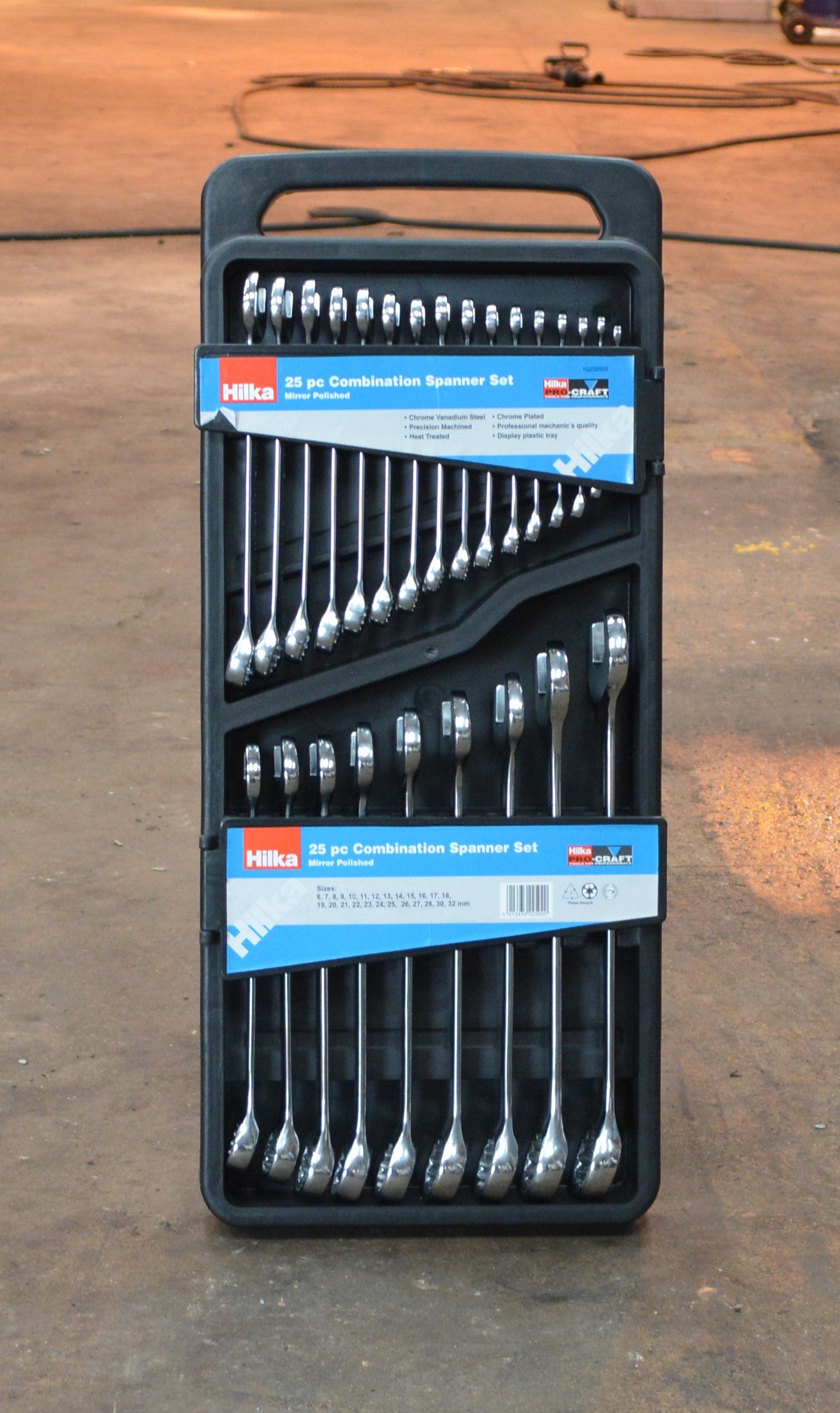 Hilka 25 pce Combination Spanner Set Metric 16202502