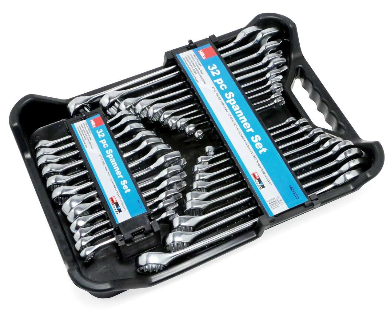 Hilka 32 pce Combination Spanners AF/ Metric 16213203