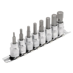 Draper Expert Metric Hex. Socket Bit Set, 3/8" Sq. Dr., 48mm (8 Piece)  16285