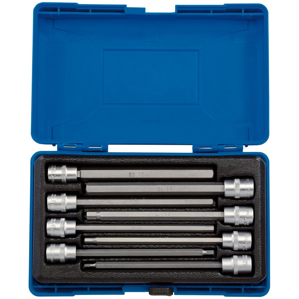 Draper Expert Hexagonal Socket Bit Set, 3/8" Sq. Dr. (8 Piece)  16287