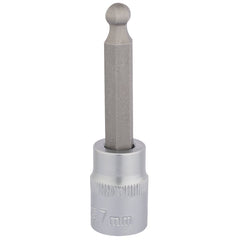 Draper Expert Ball End Hexagonal Socket Bits, 3/8" Sq. Dr., 7mm  16290