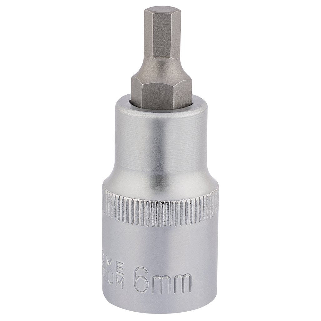 Draper Expert Hexagonal Socket Bits, 1/2" Sq. Dr., 6mm  16298