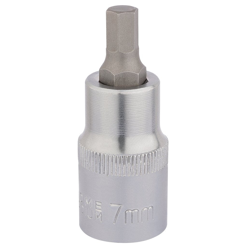 Draper Expert Hexagonal Socket Bits, 1/2" Sq. Dr., 7mm  16300