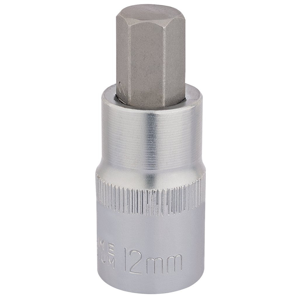 Draper Expert Hexagonal Socket Bits, 1/2" Sq. Dr., 12mm  16304