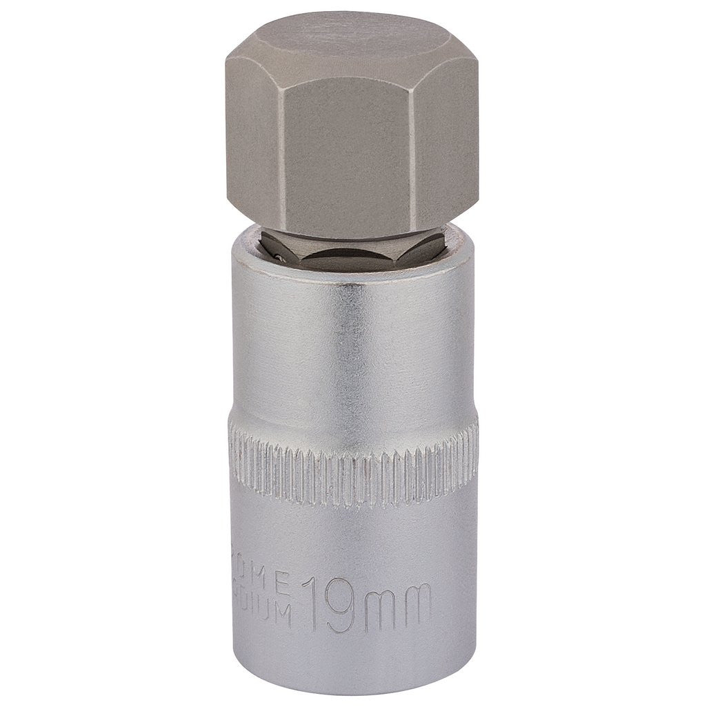 Draper Expert Hexagonal Socket Bits, 1/2" Sq. Dr., 19mm  16305