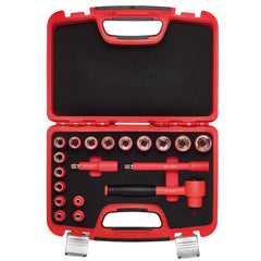 Draper XP1000® VDE Metric Socket Set, 3/8"  Sq. Dr. (19 Piece)  16306