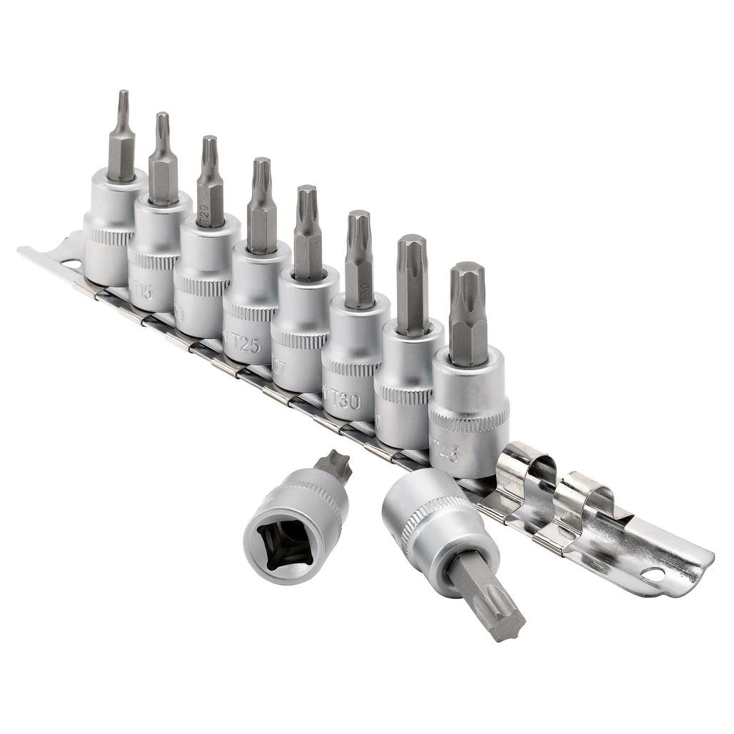 Draper Expert TX-STAR® Socket Bit Set, 3/8" Sq. Dr., 48mm (10 Piece)  16309