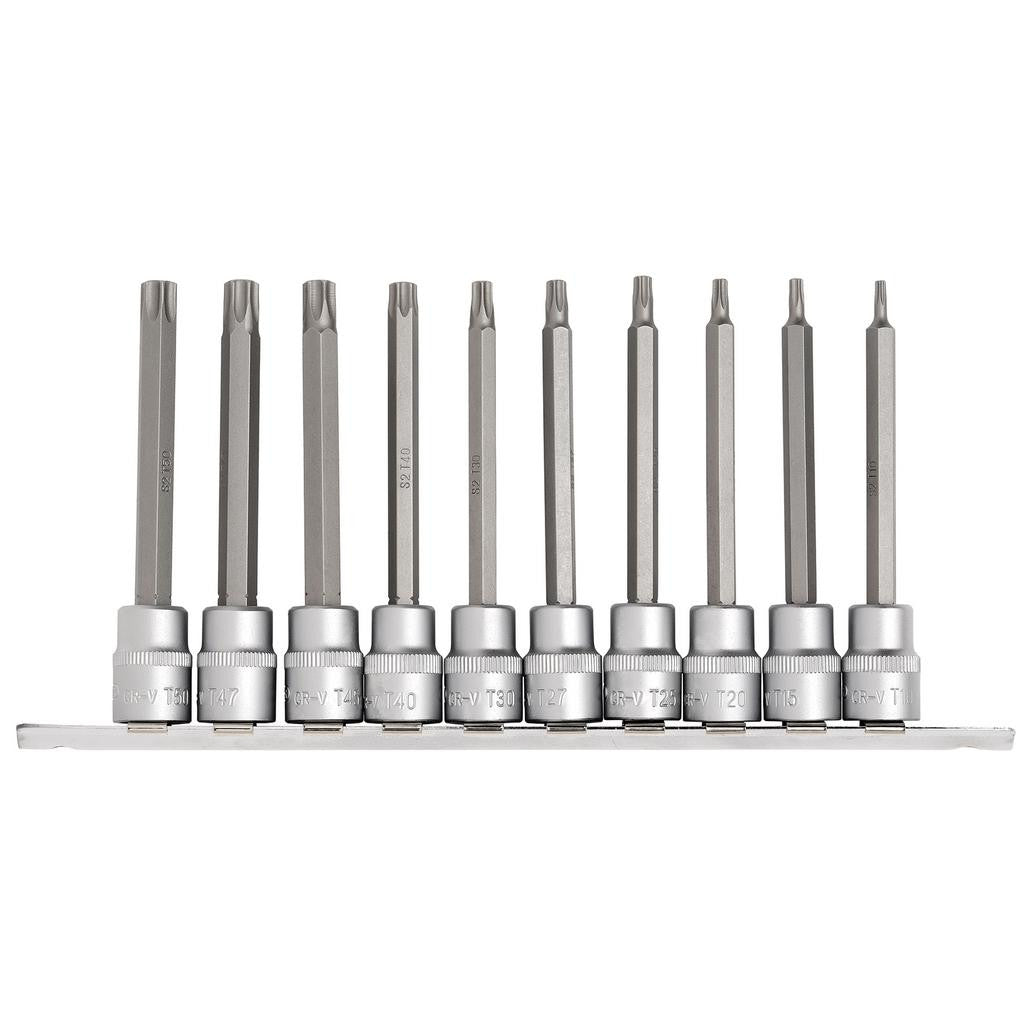 Draper Expert TX-STAR® Socket Bit Set, 3/8" Sq. Dr., 100mm (10 Piece)  16310