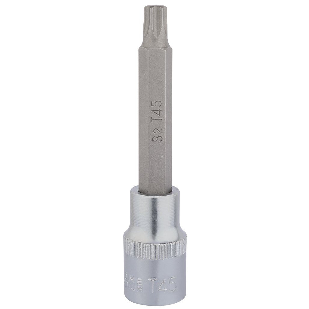 Draper Expert TX-STAR® Socket Bit, 1/2" Sq. Dr., T45 x 100mm  16316