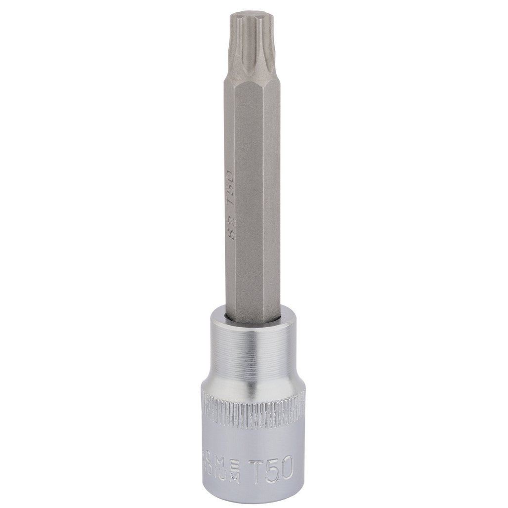 Draper Expert TX-STAR® Socket Bit, 1/2" Sq. Dr., T50 x 100mm  16318