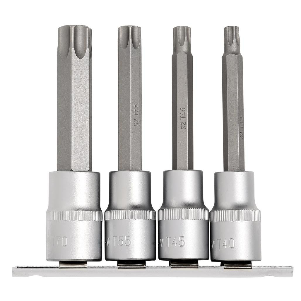 Draper Expert TX-STAR® Socket Bit Set, 1/2" Sq. Dr. (4 Piece)  16331