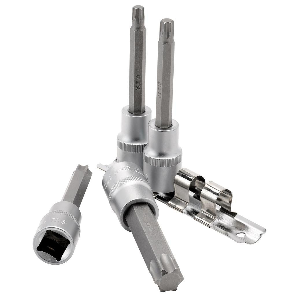 Draper Expert TX-STAR® Socket Bit Set, 1/2" Sq. Dr. (4 Piece)  16331