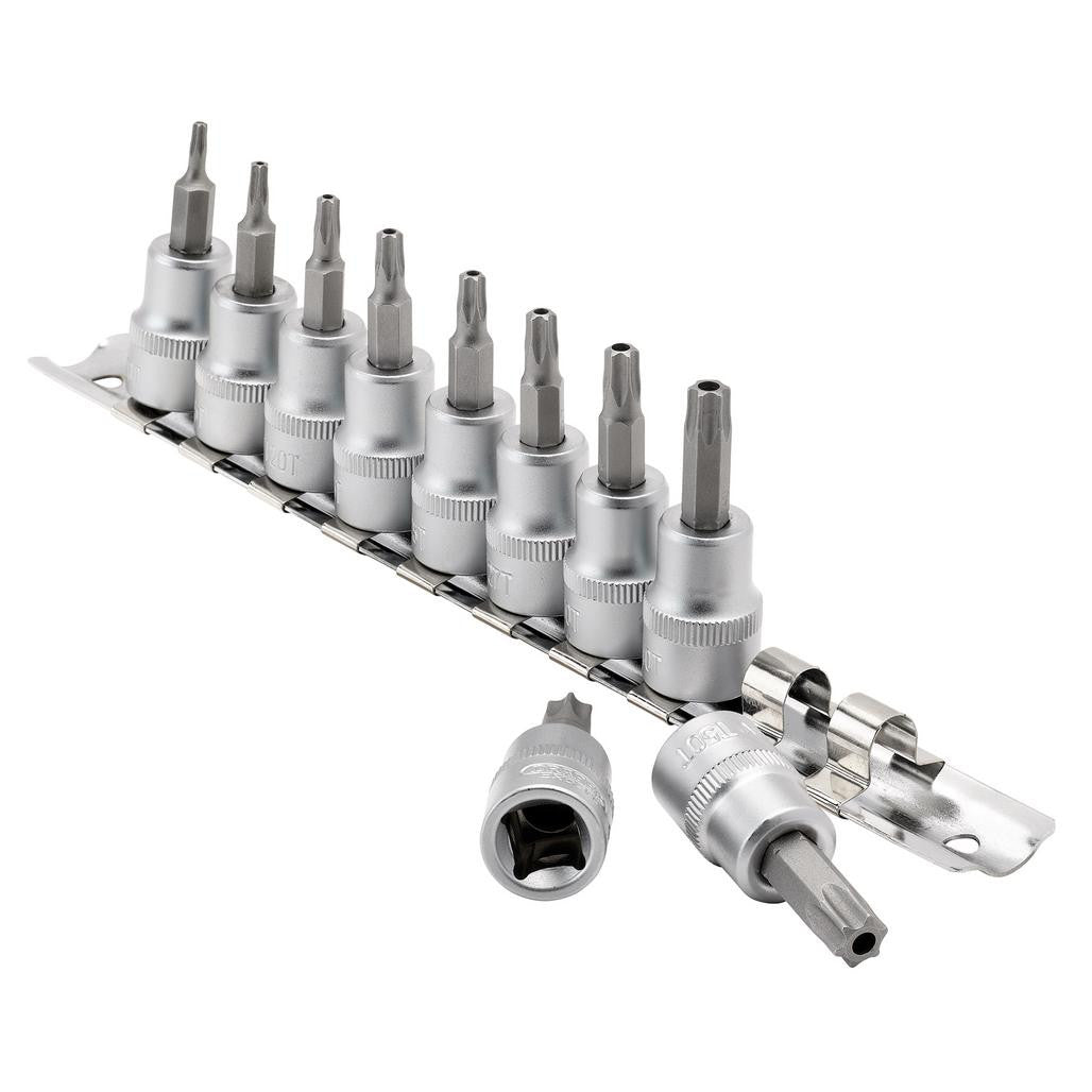 Draper Expert TX-STAR® Security Socket Bit Set, 3/8" Sq. Dr., 48mm (10 Piece)  16332