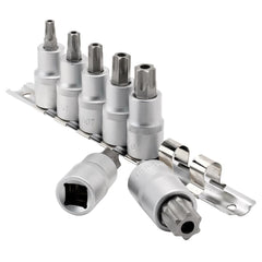Draper Expert TX-STAR® Security Socket Bit Set, 1/2" Sq. Dr., 55mm (7 Piece)  16334